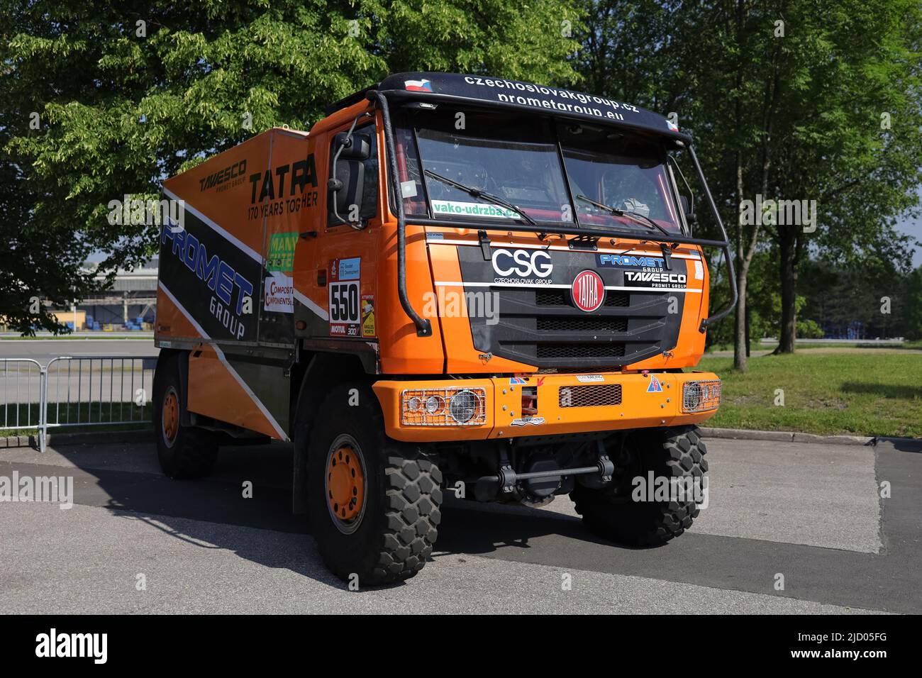 Koprivnicke dny techniky, Koprivnice, République Tchèque, Tchéquie - 5 juin, 2022: Tatra 815 - camion de course et camion. Exposition et exposition du véhicule Banque D'Images