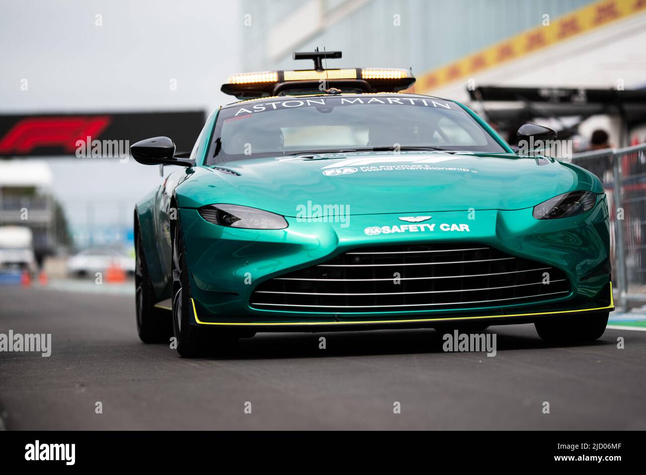 Aston Martin FIA Safety car. 16.06.2022. Championnat du monde Formula 1, route 9, Grand Prix canadien, Montréal, Canada, Journée de préparation. Le crédit photo doit être lu : images XPB/Press Association. Banque D'Images