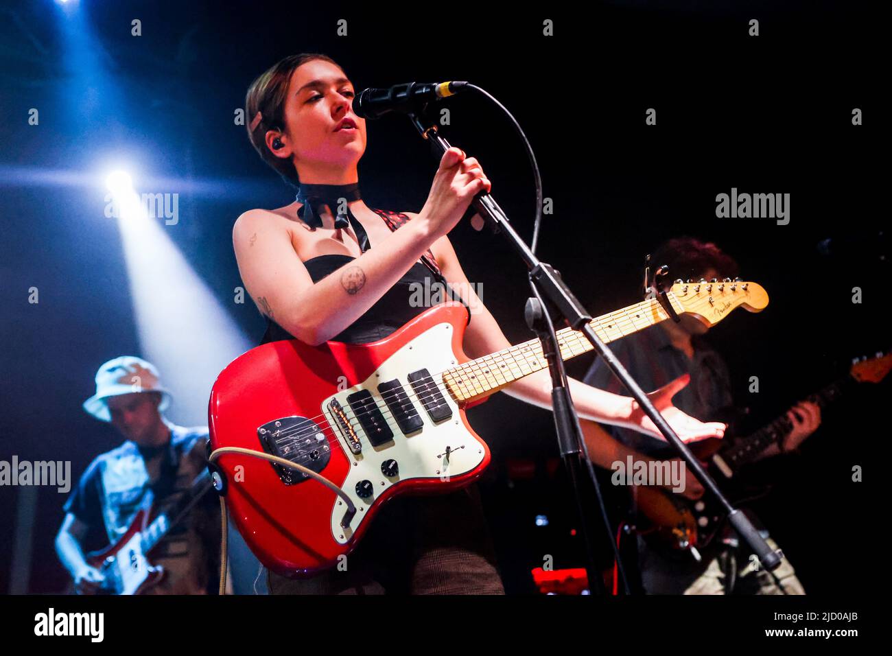 Milan, Italie, 16 juin 2022, Escargot Mail en concert à Santeria. Snail Mail est le projet solo de rock indépendant américain du guitariste et chanteur-compositeur Lindsey Jordan Banque D'Images