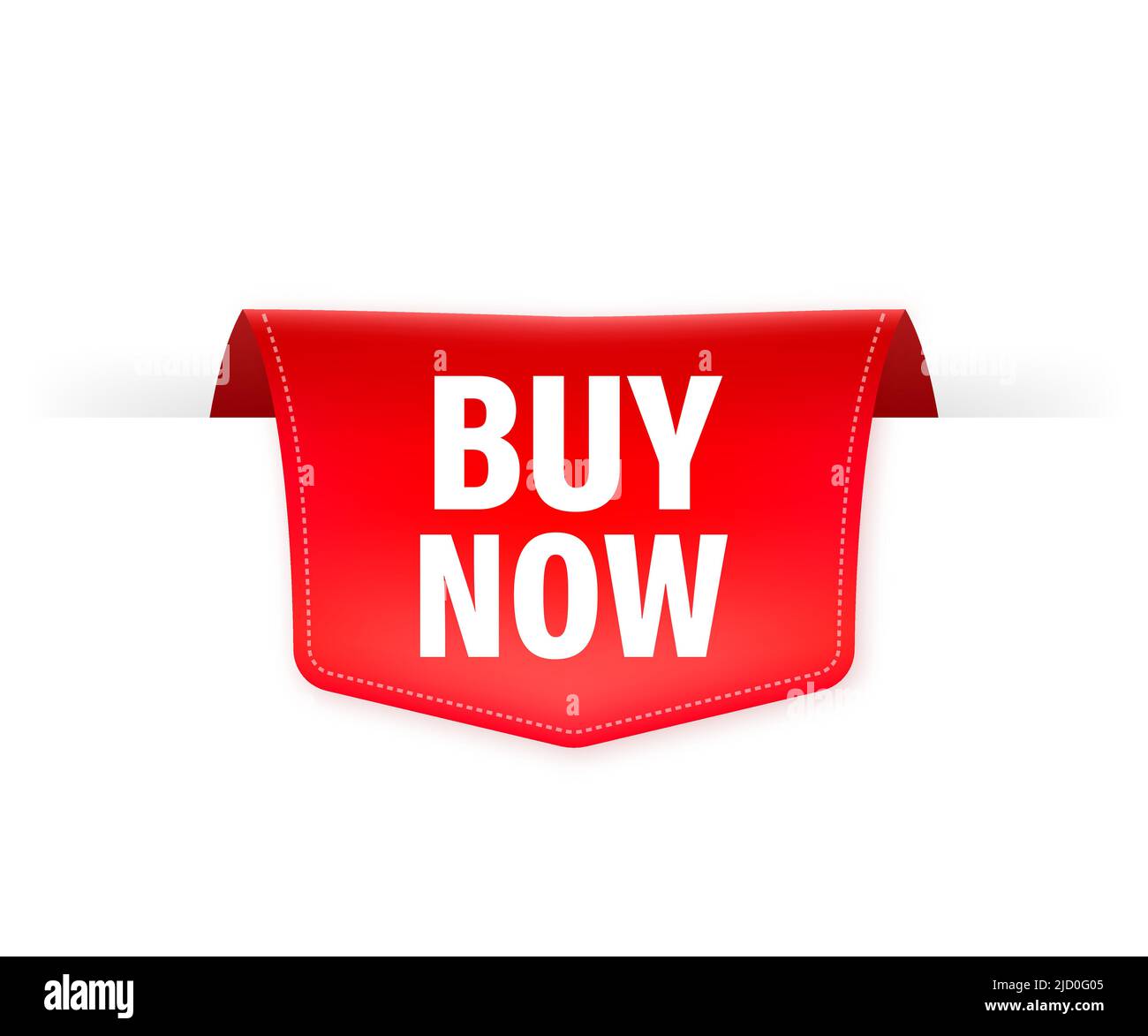 Ruban rouge acheter maintenant sur fond noir. Autocollant d'offre d'achat. Arrière-plan vectoriel. Bannière de conception vectorielle. Illustration de Vecteur