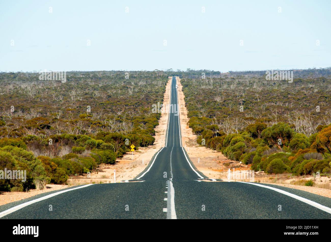 Eyre Highway - Australie occidentale Banque D'Images