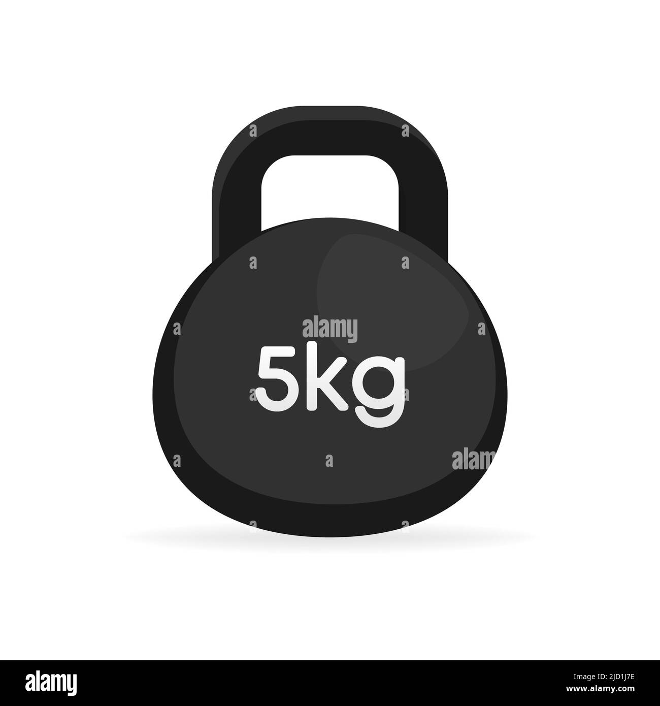 Icône poids noir 5,10,15 kg. Illustration vectorielle Illustration de Vecteur