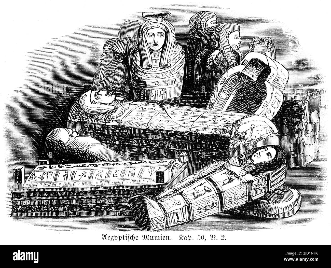 Momies égyptiennes, Égypte, mort, inhumation, ornementation, embaumement, hiéroglyphes, classe sociale supérieure, traitement, bien conservé, Reste, Bible, ancien Banque D'Images