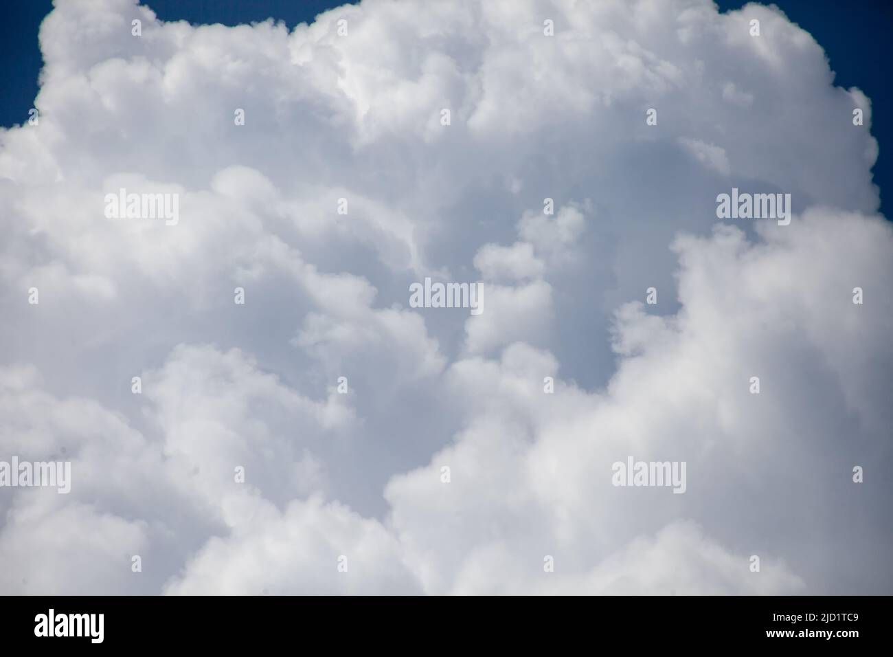 Texture de nuages blancs épais. Gros plan Banque D'Images