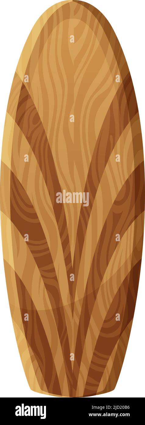 Planche à voile hybride. Symbole d'activité estivale de dessin animé Illustration de Vecteur