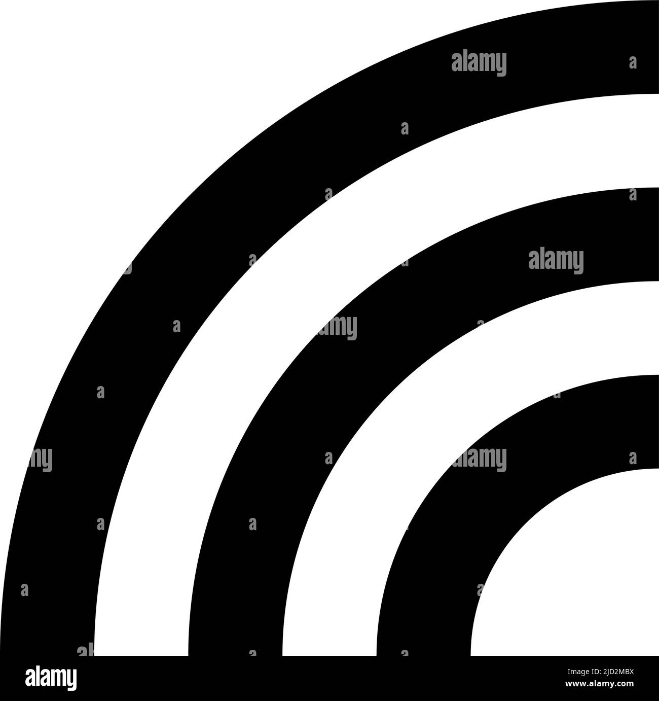 Wi-Fi, RSS et autre icône de radio. Vecteur modifiable. Illustration de Vecteur