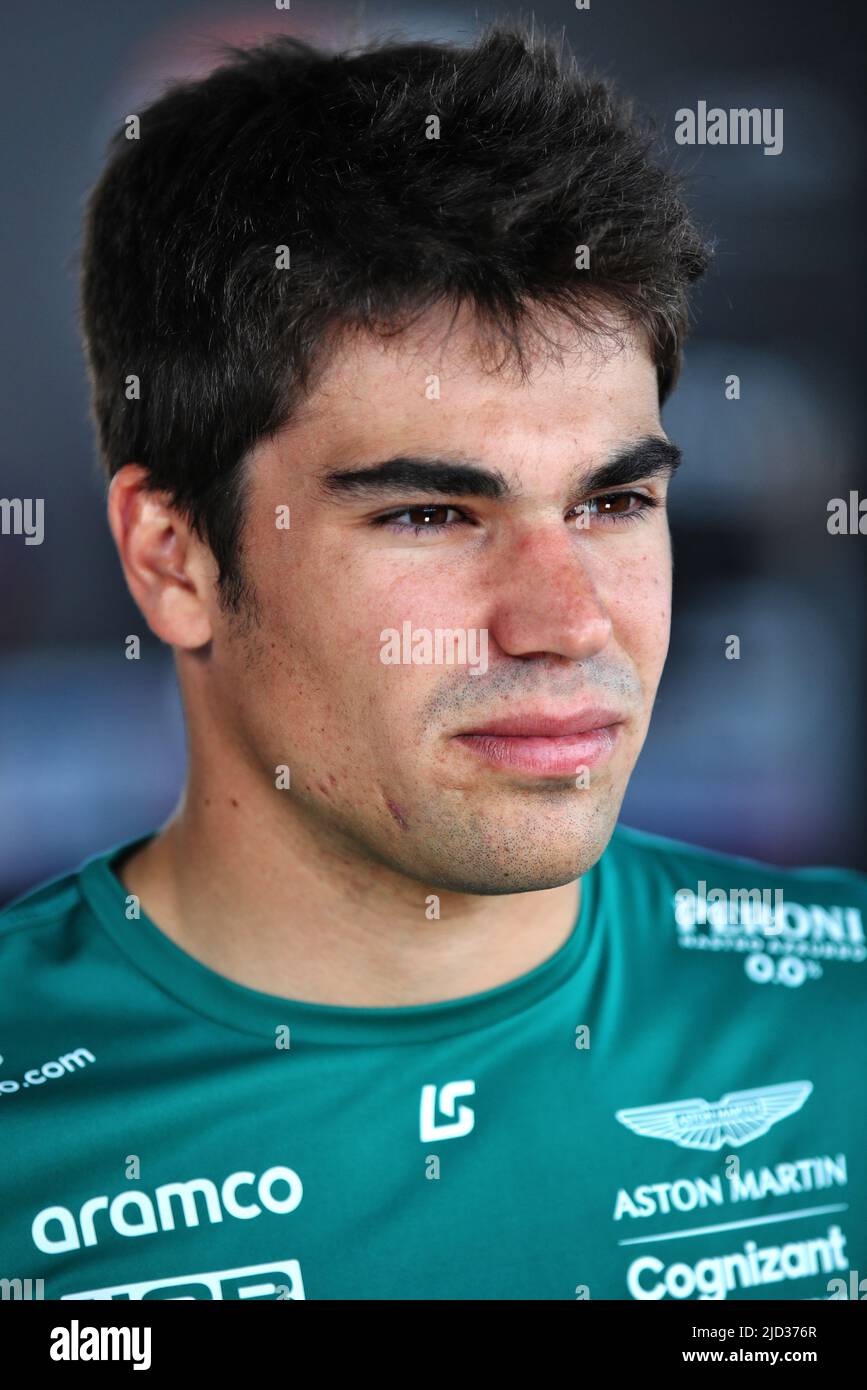Lance Rill (CDN) Aston Martin F1 Team. Grand Prix du Canada, vendredi 17th juin 2022. Montréal, Canada. Banque D'Images
