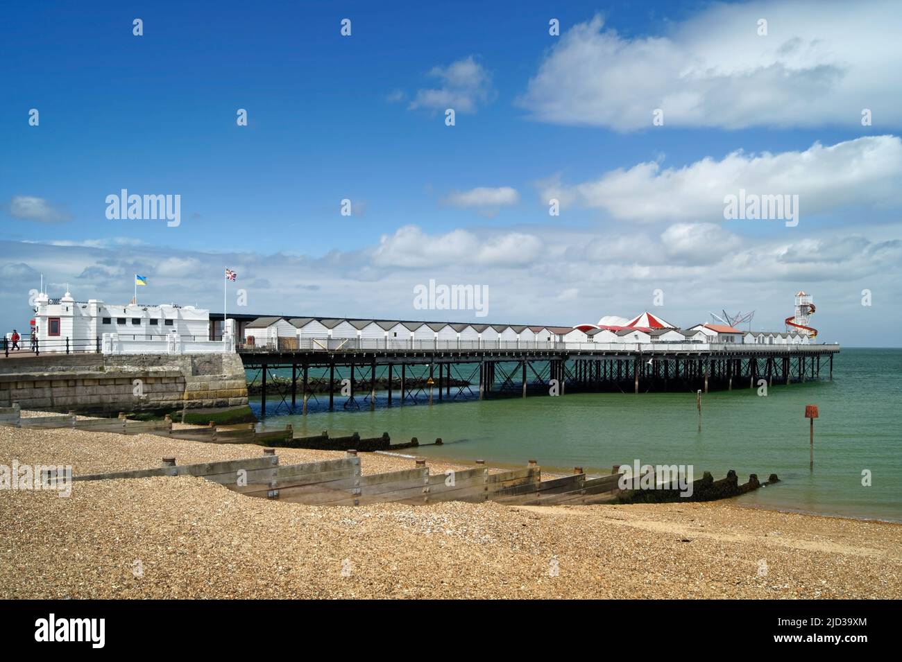 Royaume-Uni, Kent, Herne Bay Pier Banque D'Images