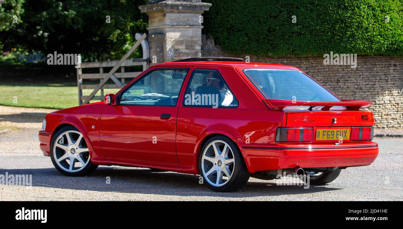 Ford Escort RS Turbo 1989 Banque D'Images