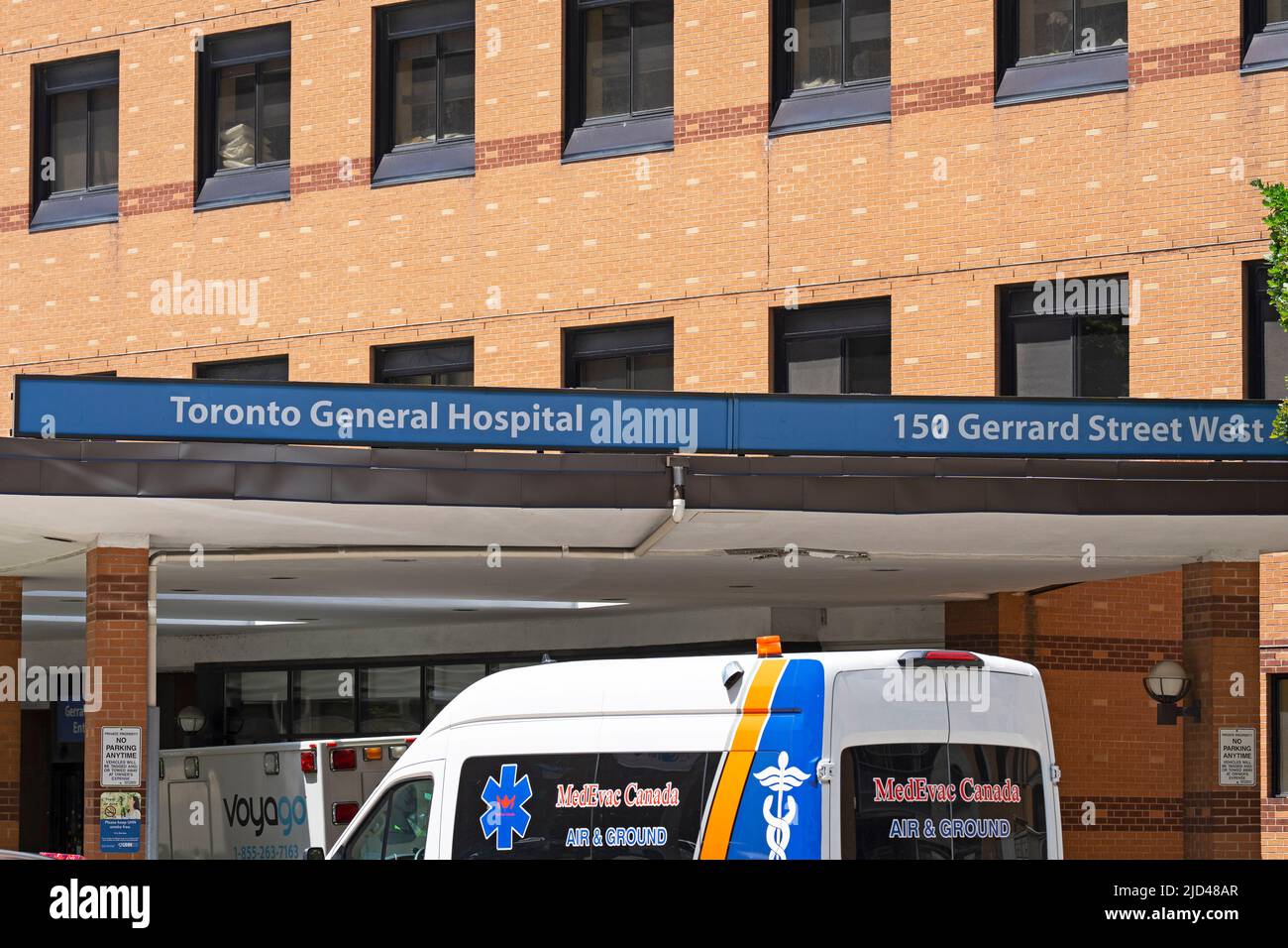 Hôpital général de Toronto Banque D'Images