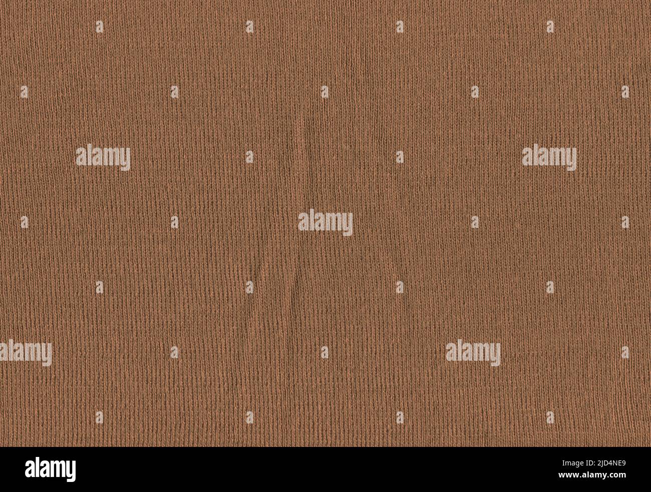 Arrière-plan en tissu marron texturé tricoté.Belle texture vermillon brun olive. Banque D'Images