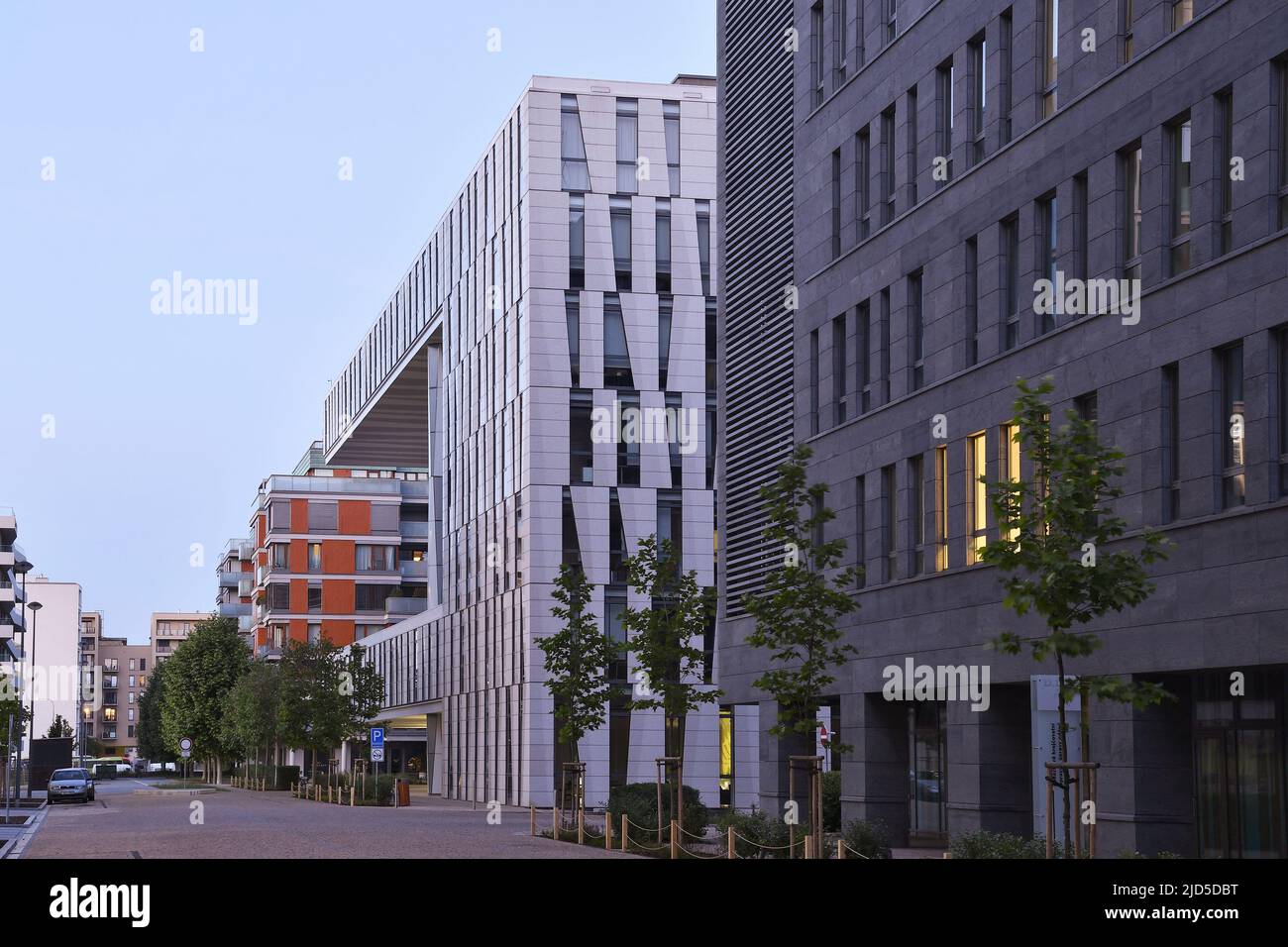 'River City Praha' - complexe commercial moderne situé dans le quartier de Karlin à Prague en République tchèque. Banque D'Images