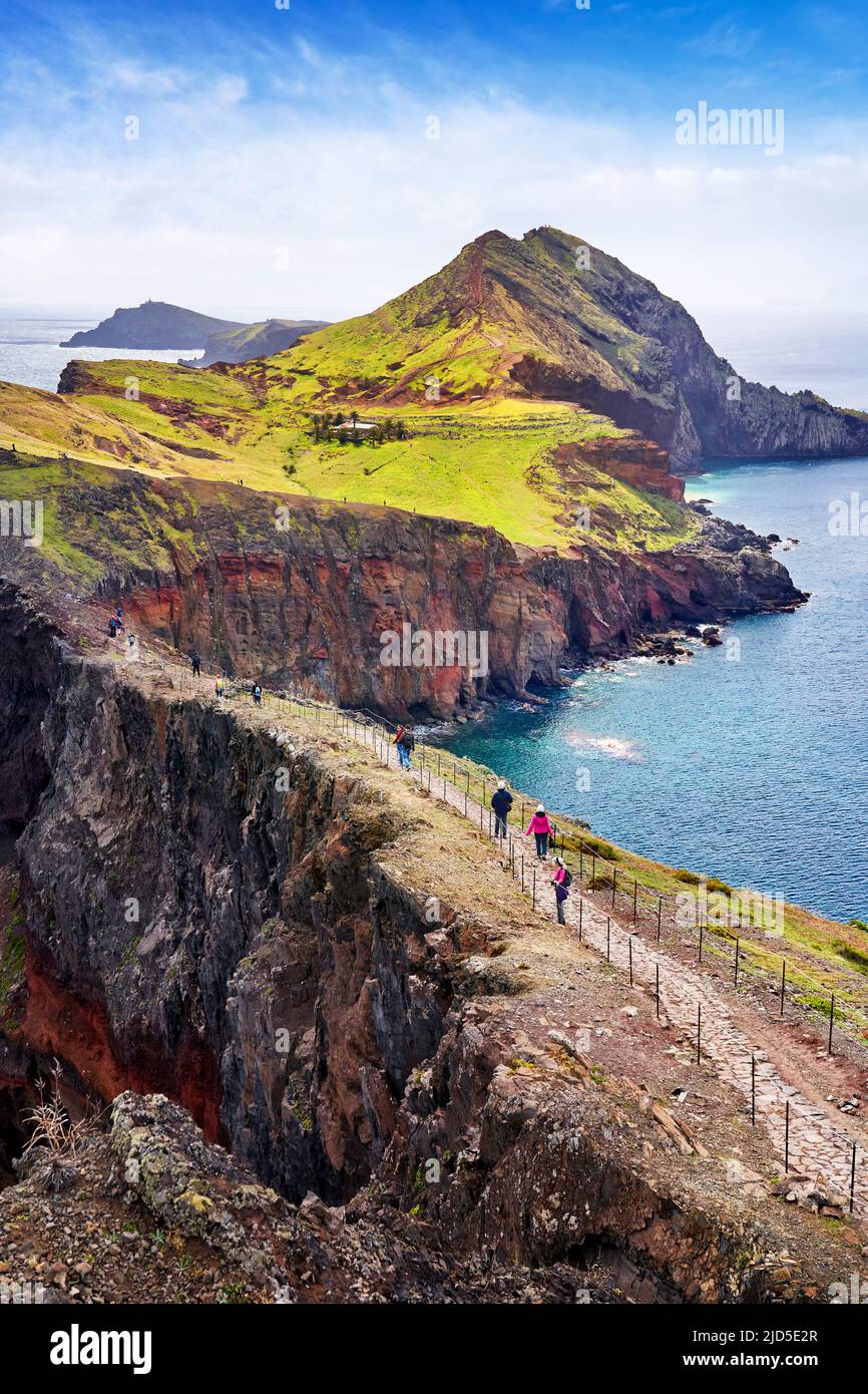 Péninsule de Ponta Sao Lourenco, île de Madère, Portugal Banque D'Images