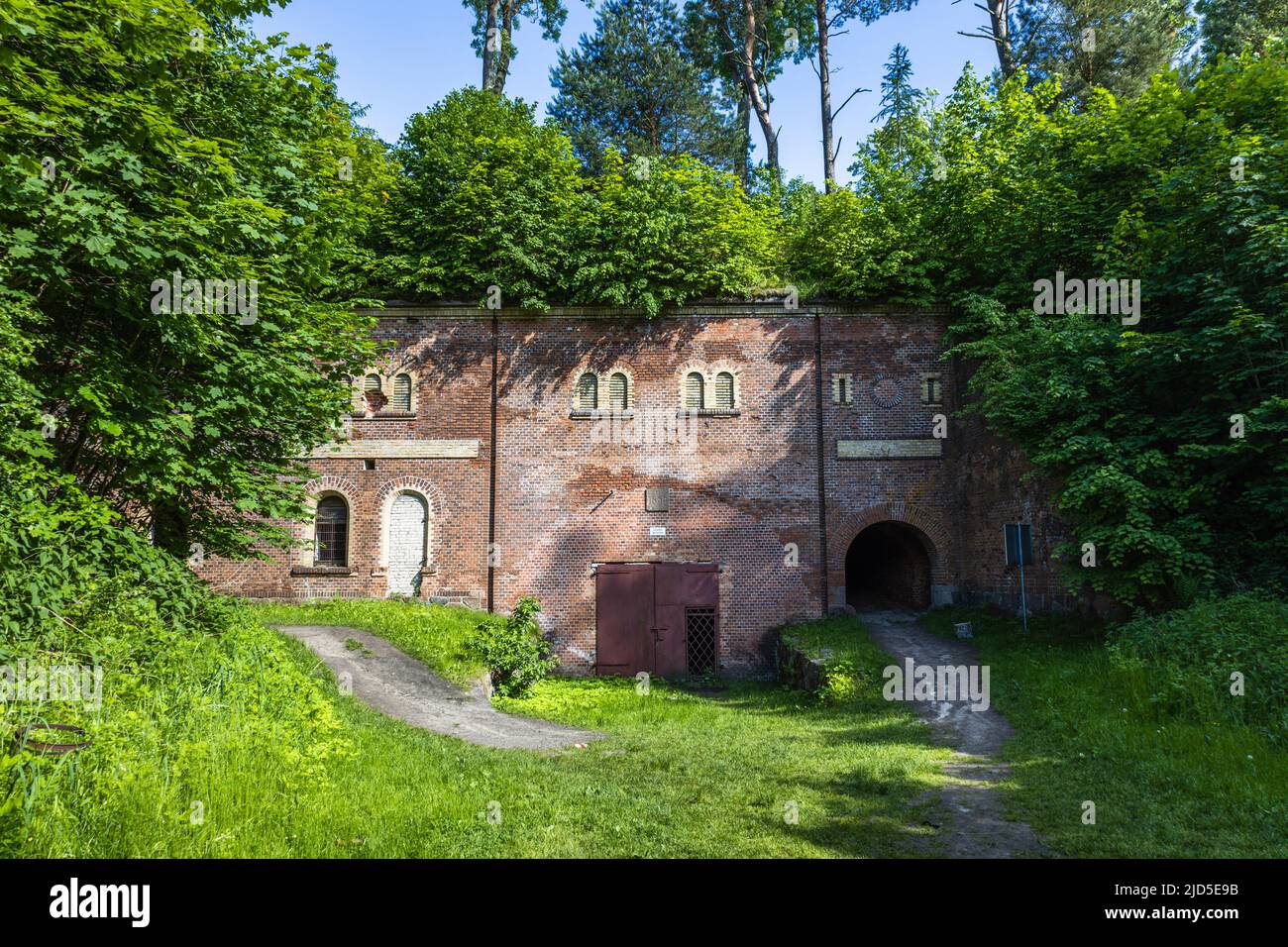Forteresse de Boyen. Ancienne forteresse prussienne utilisée pendant la première Guerre mondiale et la Seconde Guerre mondiale. Gizycko, Pologne, 11 juin 2022 Banque D'Images