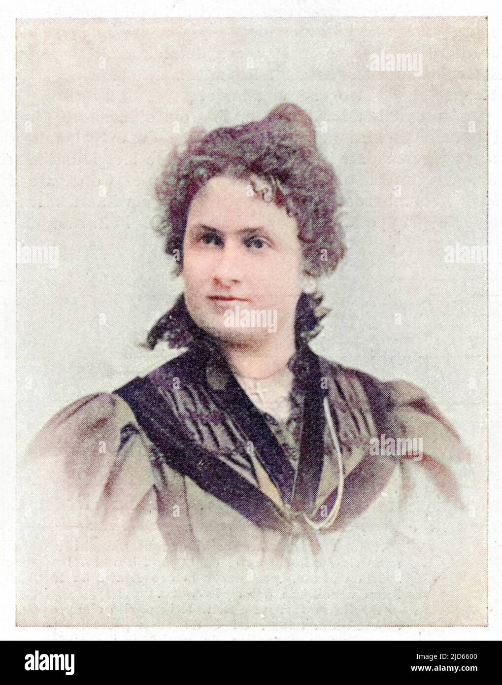 Docteur MARIA MONTESSORI (1870 - 1952), médicale italienne et éducatrice, première femme en Italie à obtenir un diplôme de médecine ; pionnier des méthodes d'éducation des enfants. Version colorisée de : 10004227 Banque D'Images