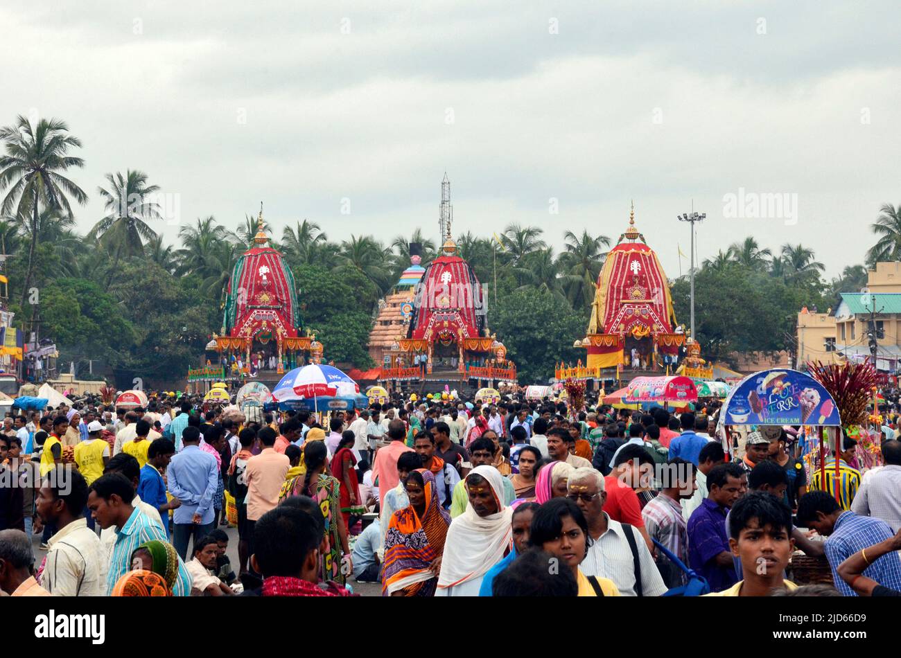 rathayatra festival puri odisha inde Banque D'Images