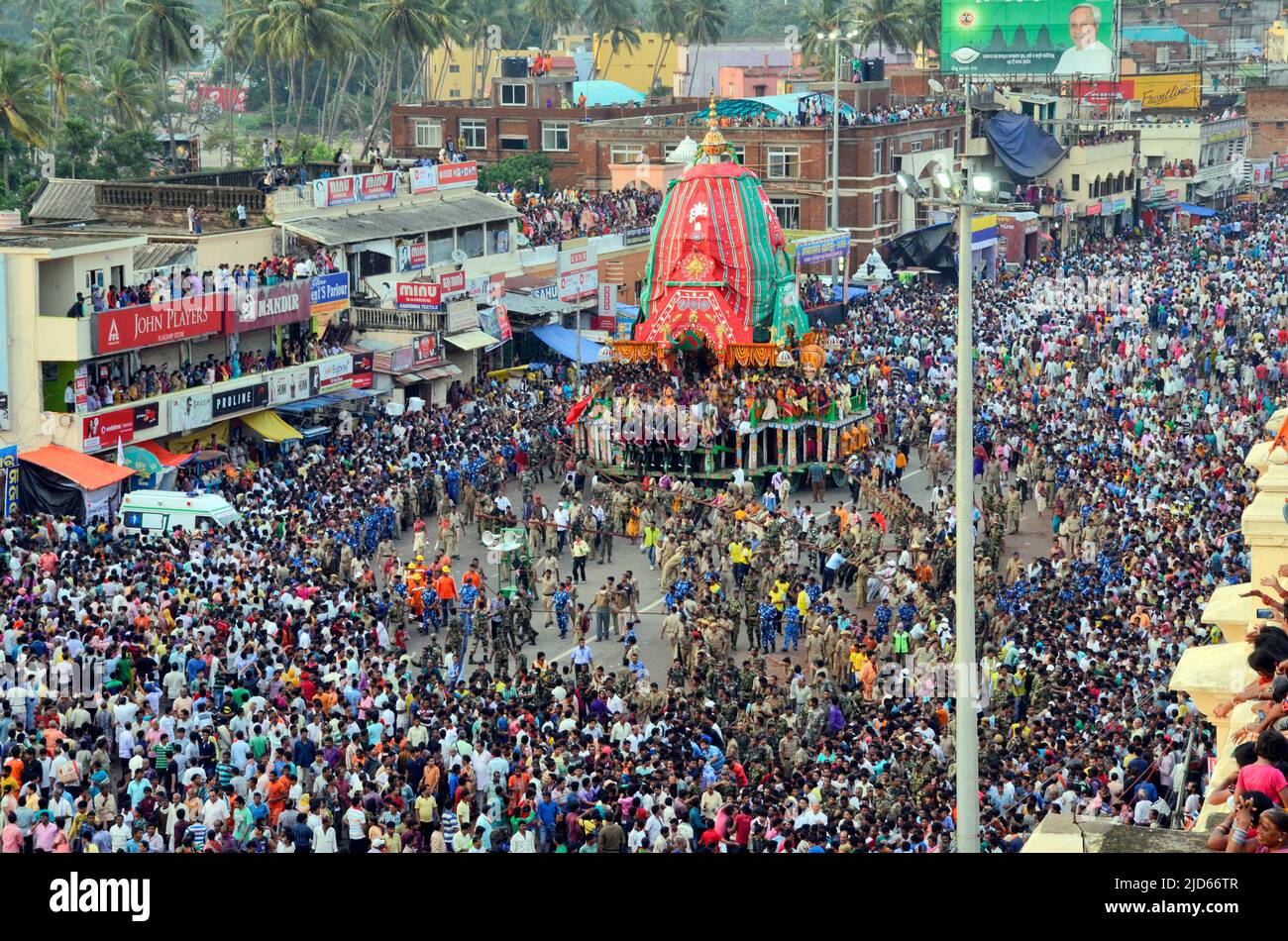 rathayatra festival puri odisha inde Banque D'Images