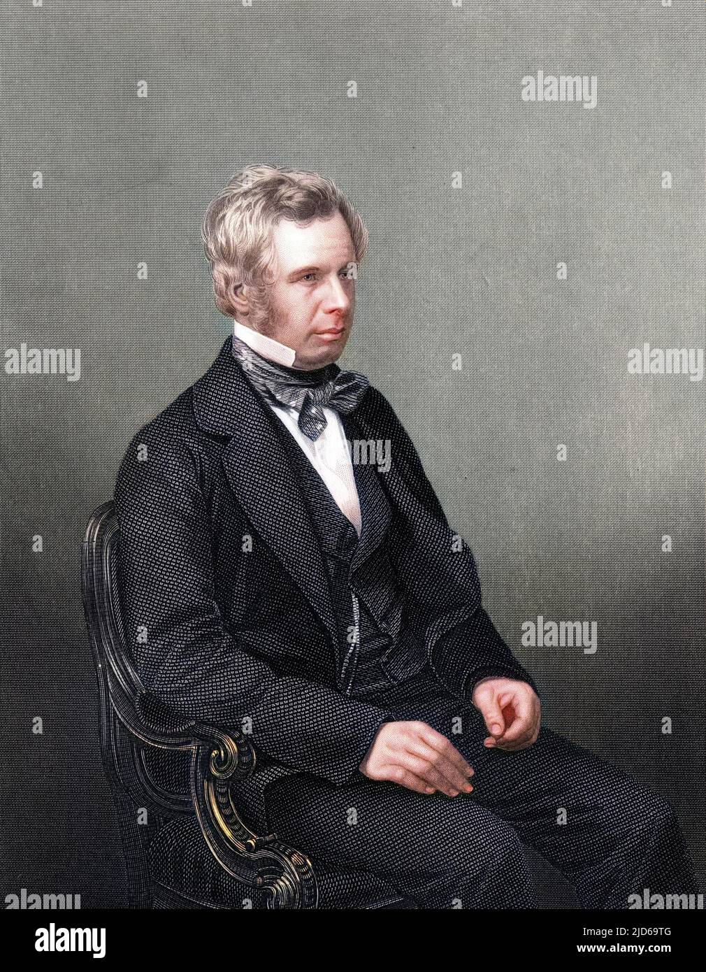 PETER JOHN LOCKE KING homme d'État et réformateur juridique version colorisée de : 10162230 Date: 1811 - 1885 Banque D'Images