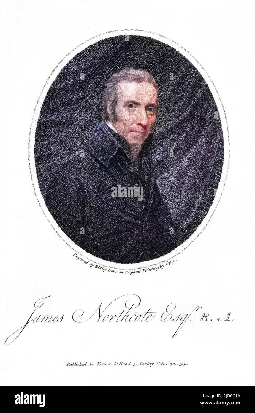 JAMES NORTHCOTE artiste version colorisée de : 10167612 Date: 1746 - 1831 Banque D'Images