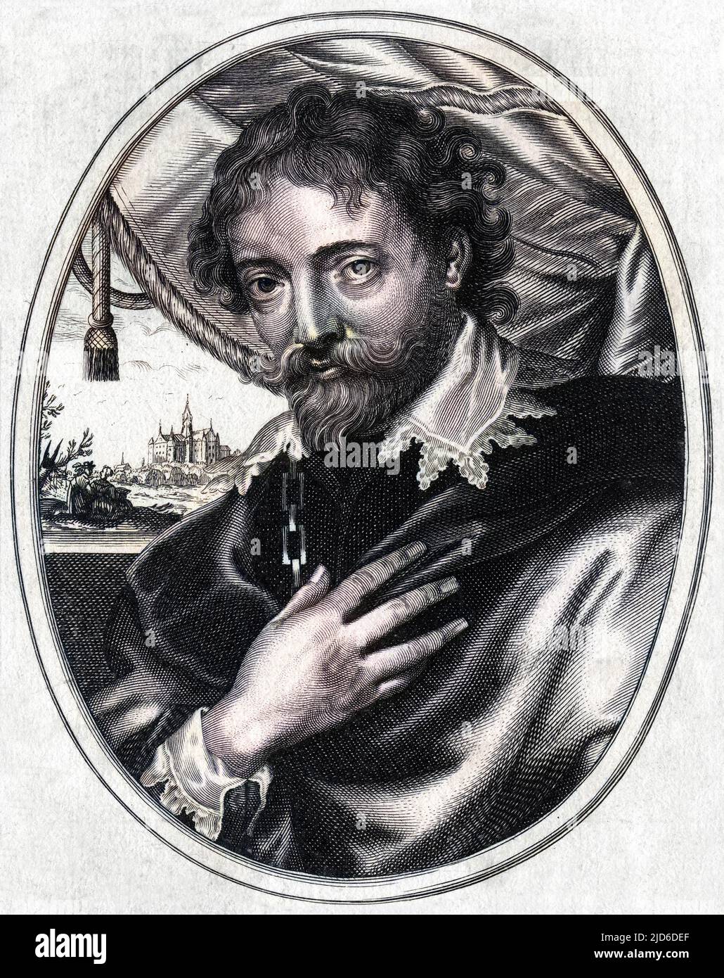 PIETER PAUL RUBENS artiste flamand version colorisée de : 10174761 Date: 1577 - 1610 Banque D'Images