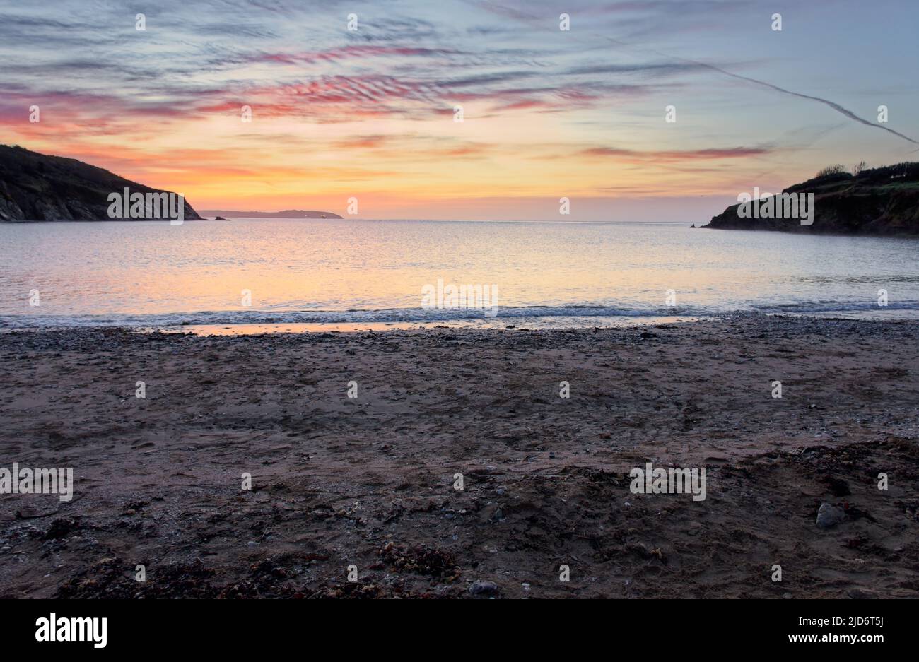 Plage de Maenporth, conrwall Banque D'Images