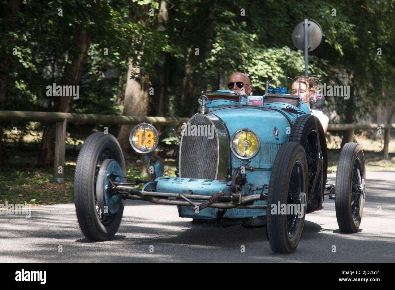 Autodromo Nazionale Monza, Monza, Italie, 18 juin 2022, BUGATTI T35 pendant 1000 Miglia - moteurs historiques Banque D'Images