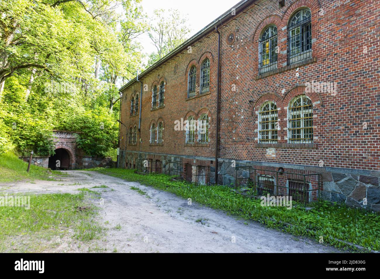 Forteresse de Boyen. Ancienne forteresse prussienne utilisée pendant la première Guerre mondiale et la Seconde Guerre mondiale. Gizycko, Pologne, 11 juin 2022 Banque D'Images
