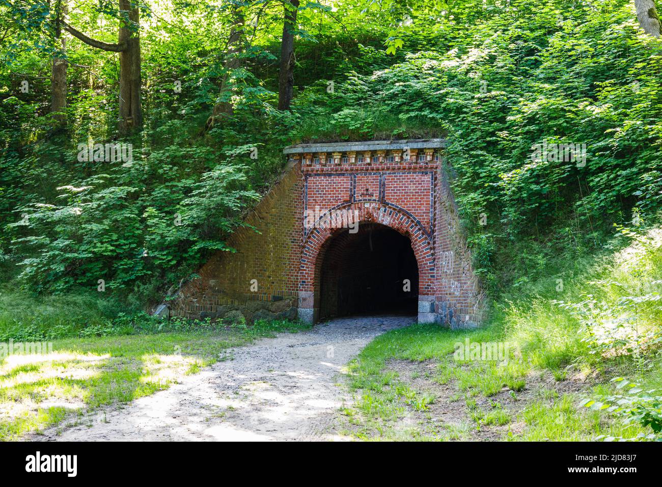 Forteresse de Boyen. Ancienne forteresse prussienne utilisée pendant la première Guerre mondiale et la Seconde Guerre mondiale. Gizycko, Pologne, 11 juin 2022 Banque D'Images
