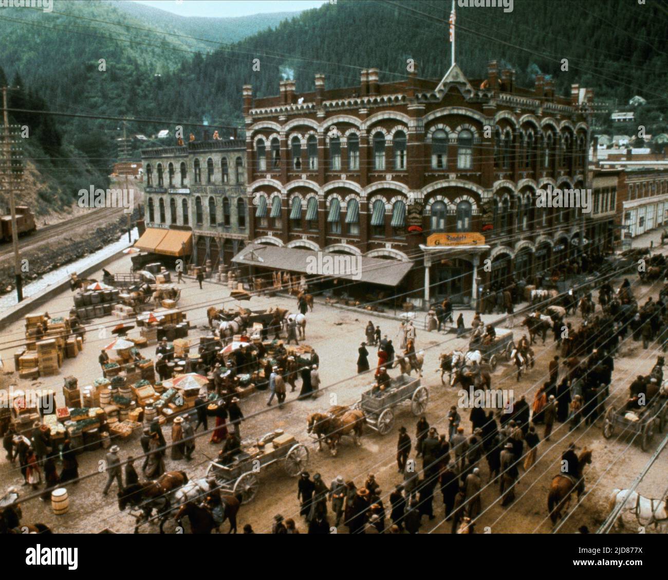 HÔTEL DE ZINDEL, PORTE DU CIEL, 1980, Banque D'Images