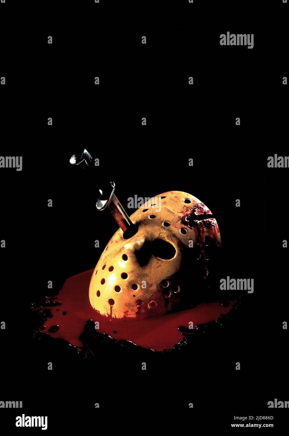 MASQUE,COUTEAU, VENDREDI 13TH: LE DERNIER CHAPITRE, 1984, Banque D'Images