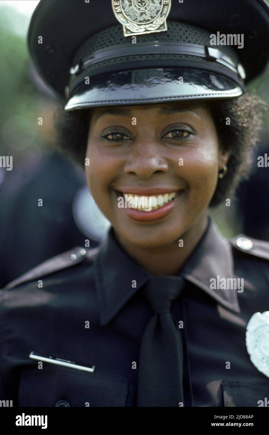 MARION RAMSEY, ACADÉMIE DE POLICE, 1984, Banque D'Images