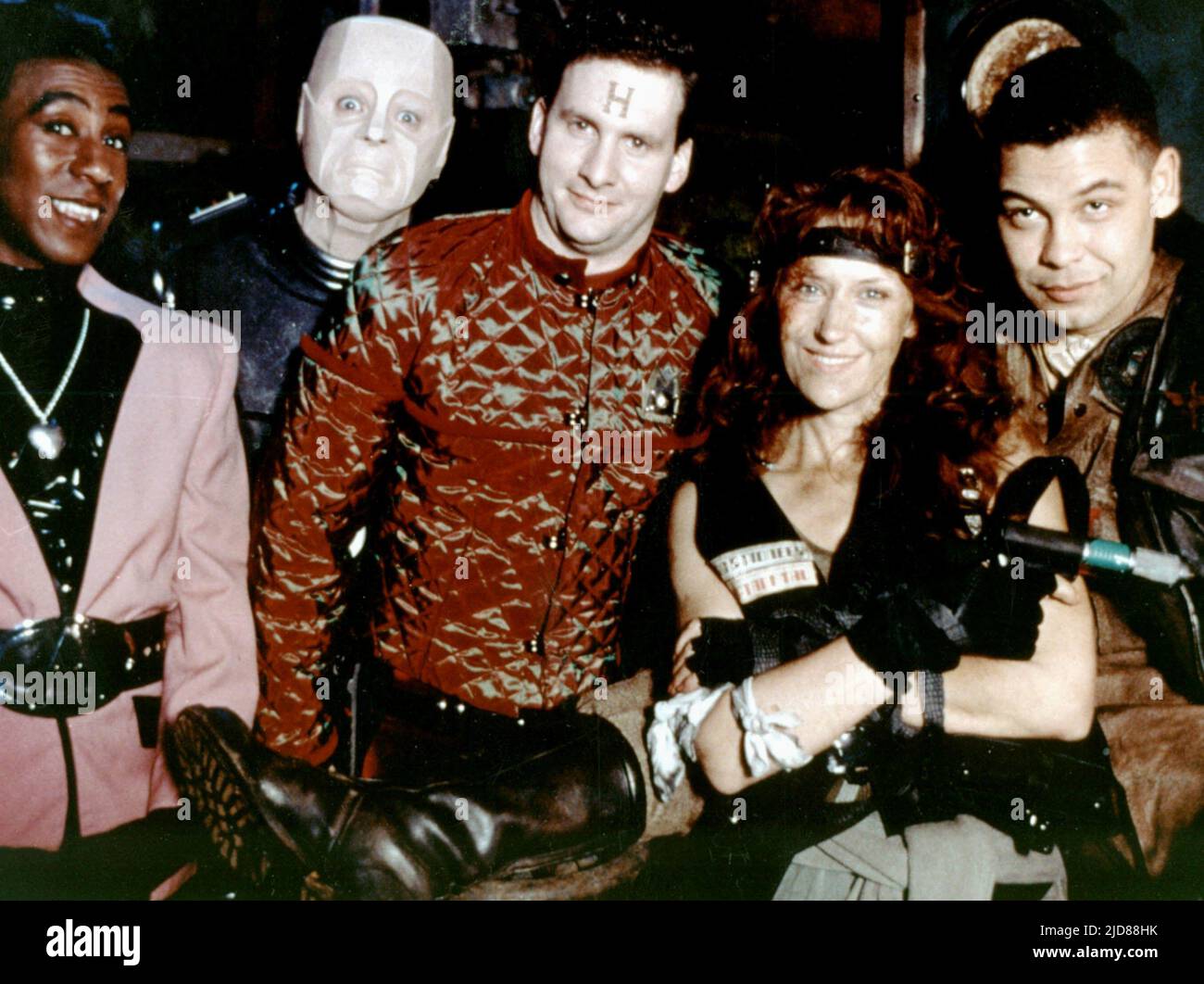 JULES, LLEWELLYN, BARRIE, DOBSON, CHARLES, NAIN ROUGE, 1988, Banque D'Images