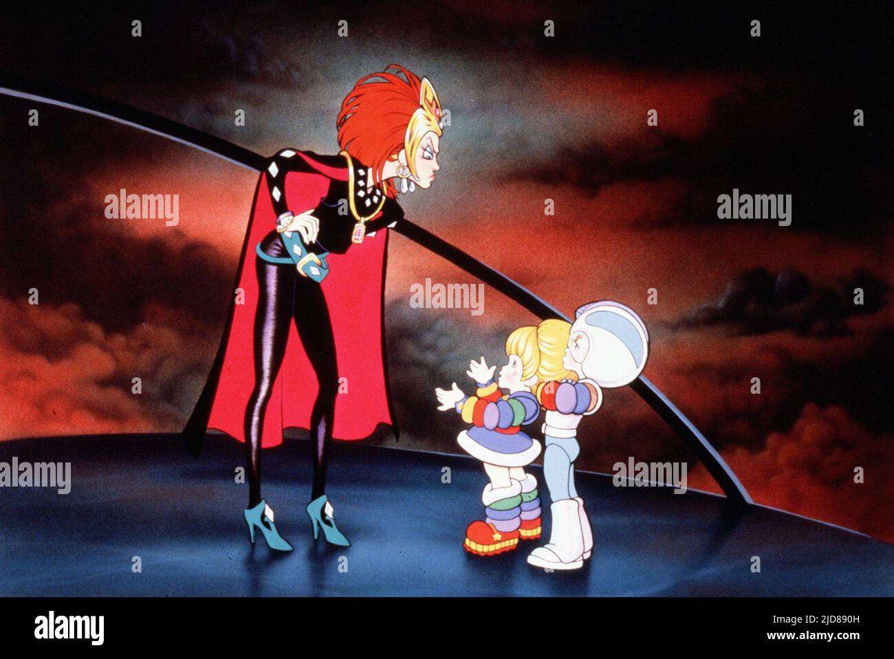 PRINCESS,BRITE,KRYS, RAINBOW BRITE ET STAR STEALER, 1985, Banque D'Images