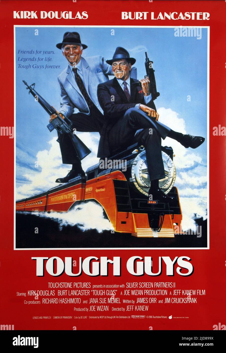 DOUGLAS, AFFICHE, TOUGH GUYS, 1986, Banque D'Images