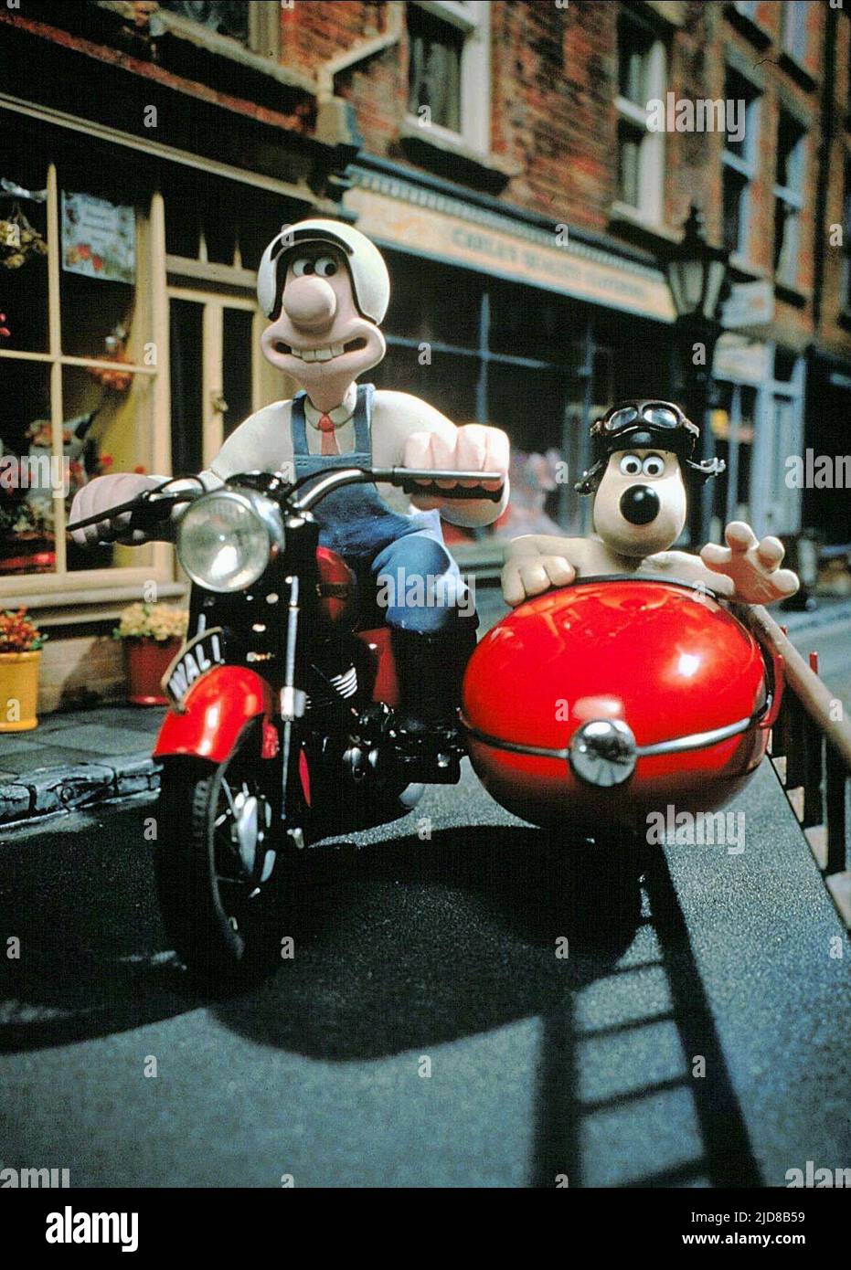 WALLACE, GROMIT, un rasage de près, 1995 Banque D'Images