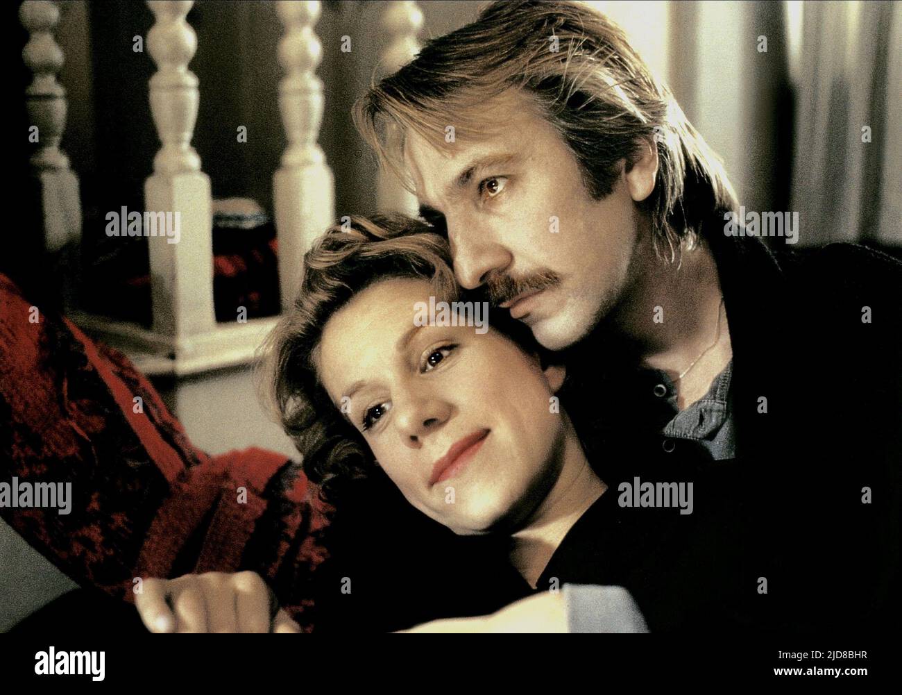 STEVENSON,RICKMAN, follement vraiment profondément, 1990 Banque D'Images