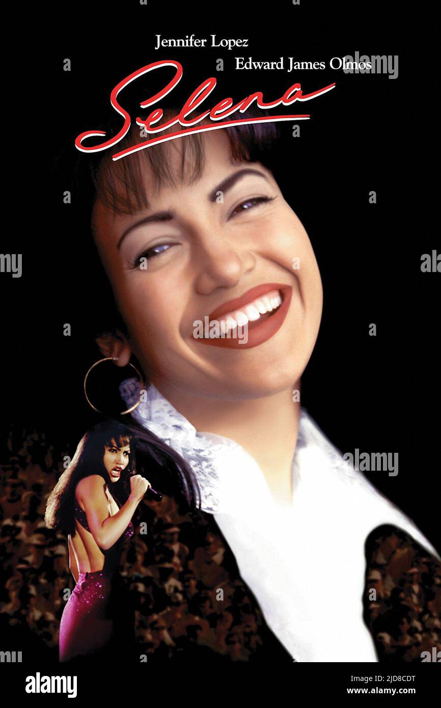 L'affiche de Jennifer Lopez, SELENA, 1997 Banque D'Images