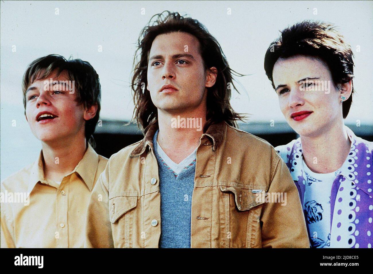 DICAPRIO,DEPP,LEWIS, WHAT'S EATING GILBERT GRAPE, 1993 Banque D'Images