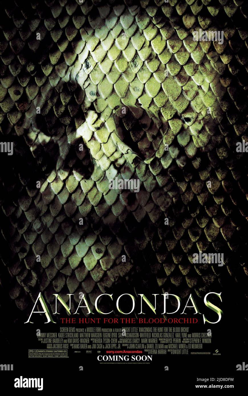 POSTER DU FILM, ANACONDAS: LA CHASSE À L'ORCHIDÉE DE SANG, 2004, Banque D'Images