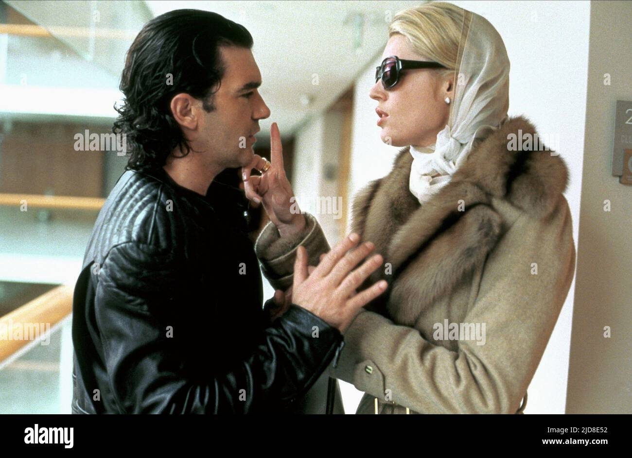 BANDERAS,ROMIJN-STAMOS, FEMME FATALE, 2002, Banque D'Images