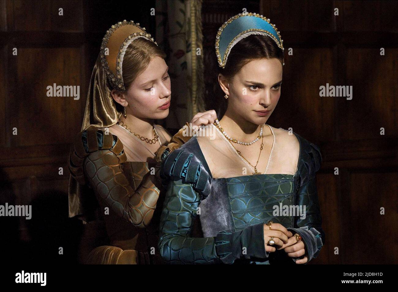 JOHANSSON,PORTMAN, L'AUTRE FILLE BOLEYN, 2007, Banque D'Images