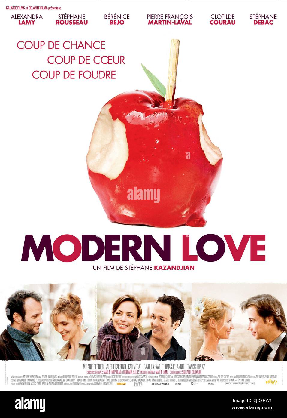 POSTER DE FILM, AMOUR MODERNE, 2008, Banque D'Images