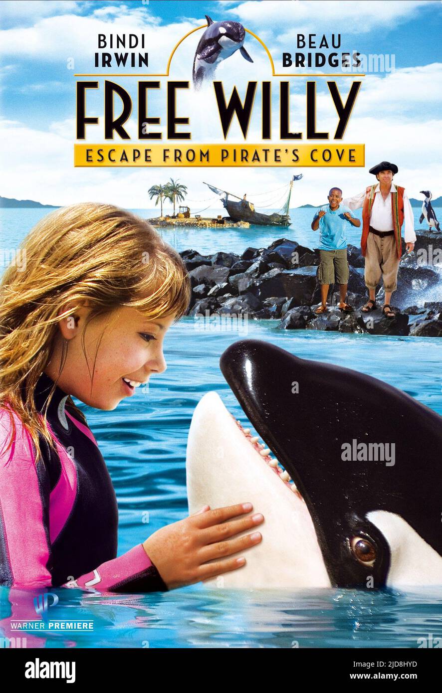 IRWIN,RAMBA,POSTER, LIBRE WILLY: ÉVASION DE PIRATE'S COVE, 2010, Banque D'Images