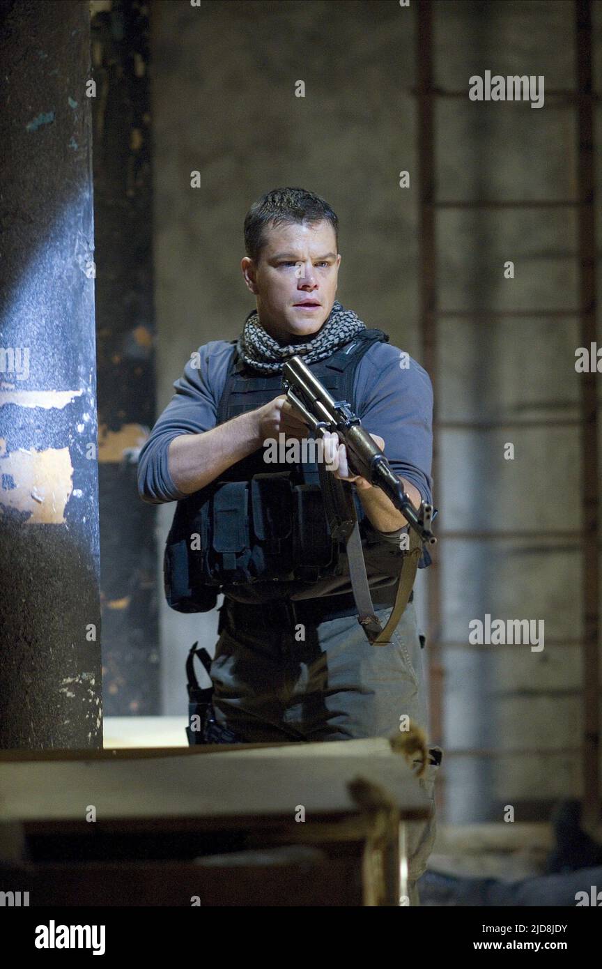 MATT DAMON, ZONE VERTE, 2009, Banque D'Images