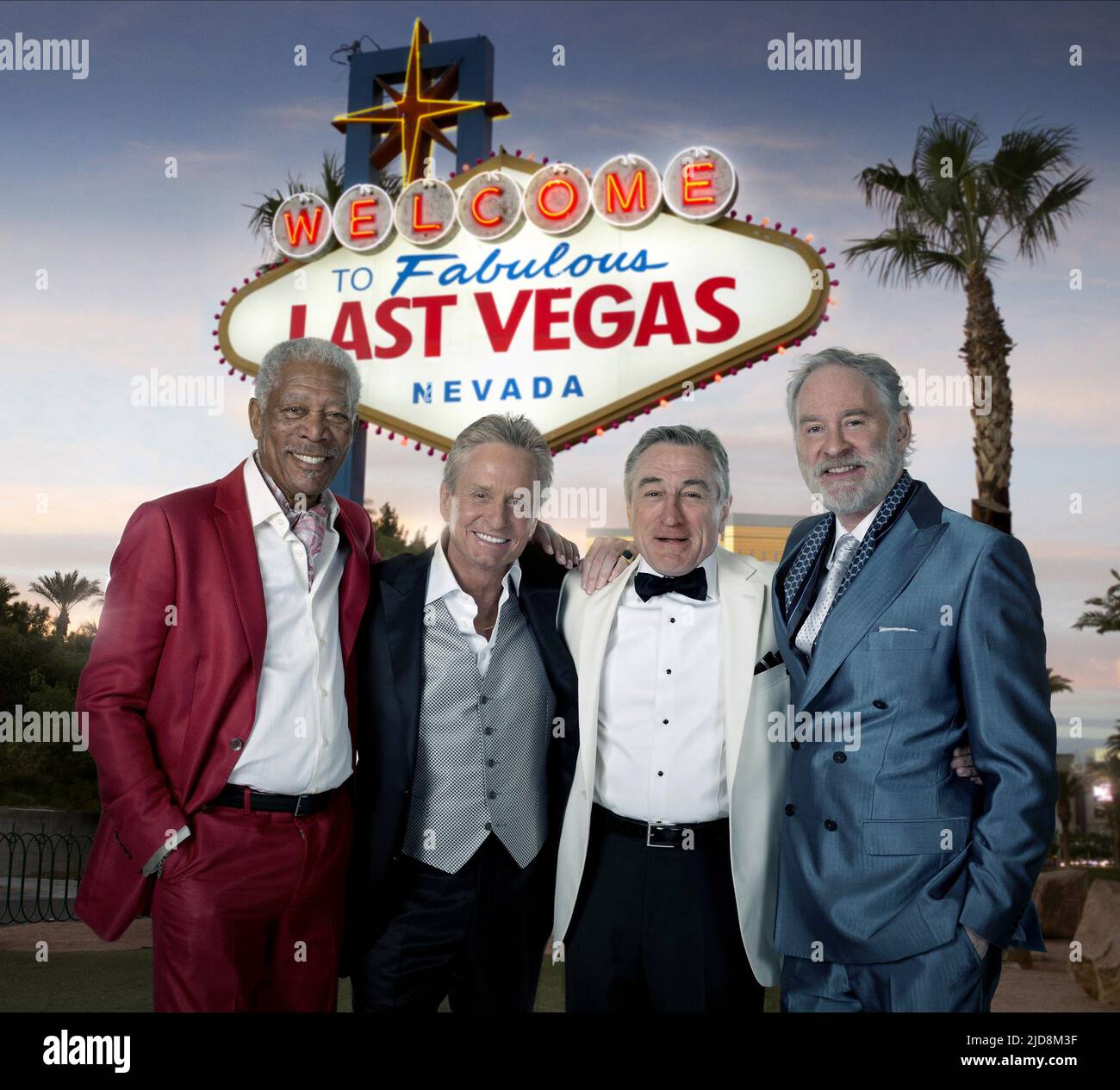 FREEMAN, DOUGLAS, NIRO, KLINE, LAST VEGAS, 2013, Banque D'Images