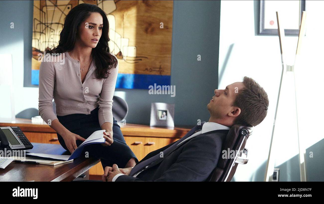 MARKLE,ADAMS, COSTUMES : SAISON 4, 2014, Banque D'Images