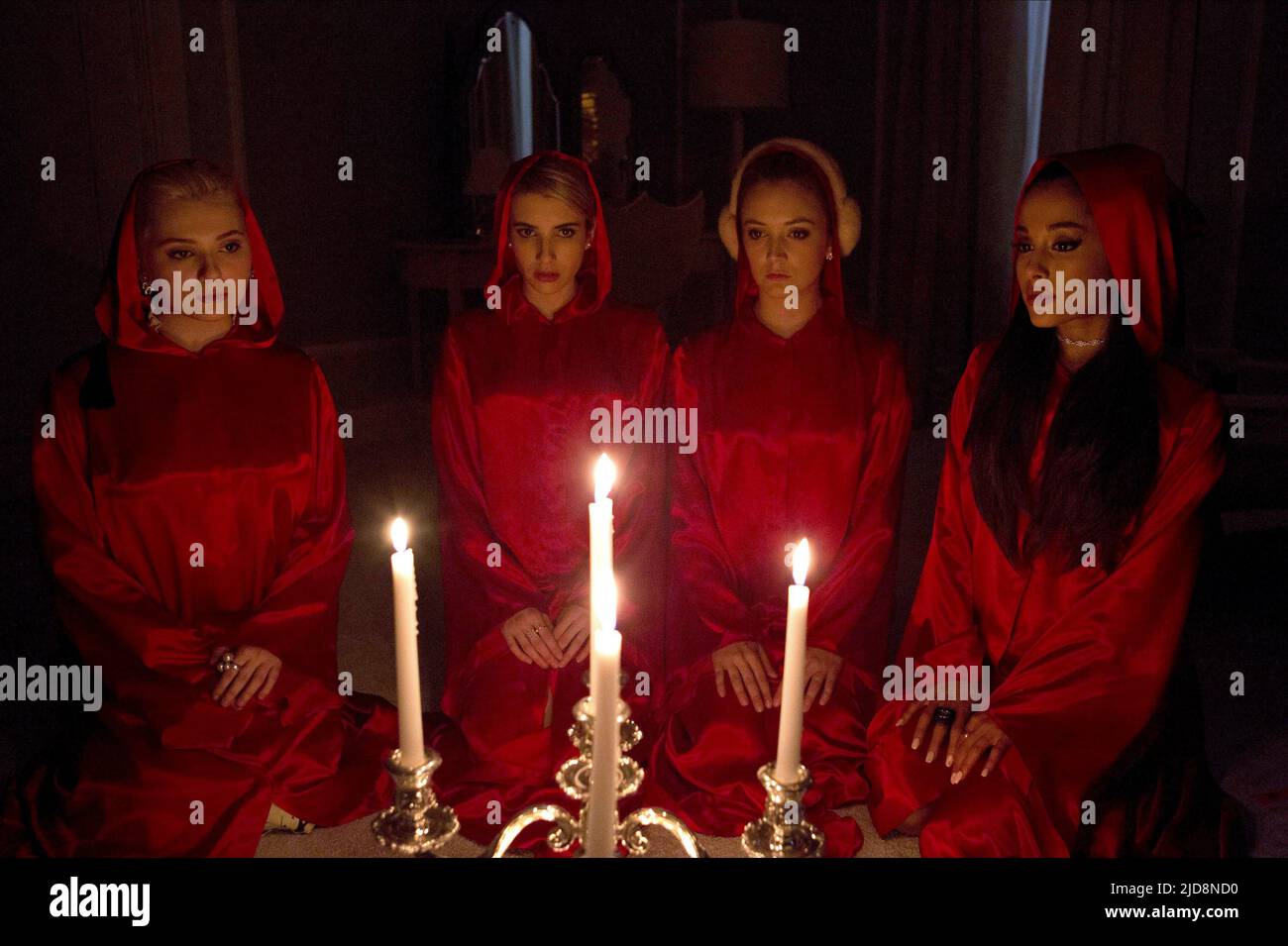 BRESLIN,ROBERTS,LOURD,GRANDE, SCREAM QUEENS, 2015, Banque D'Images
