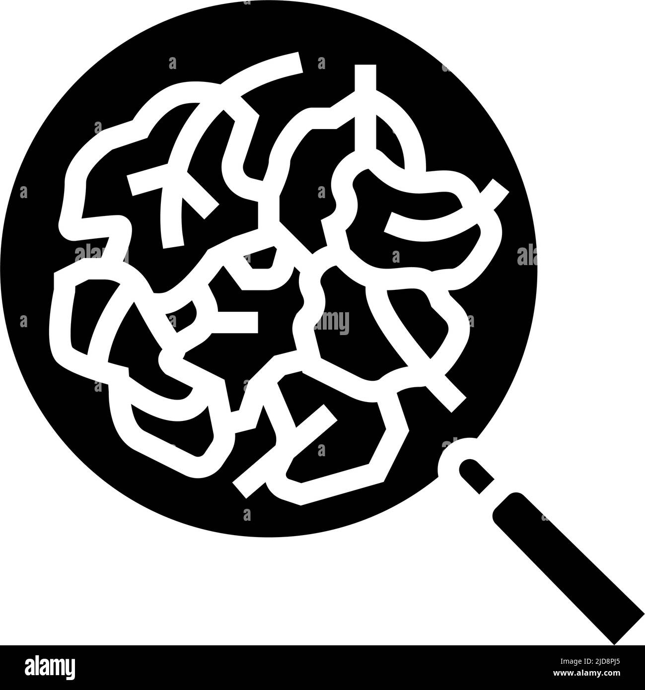 illustration vectorielle d'icône de glyphe d'épinards crus Illustration de Vecteur