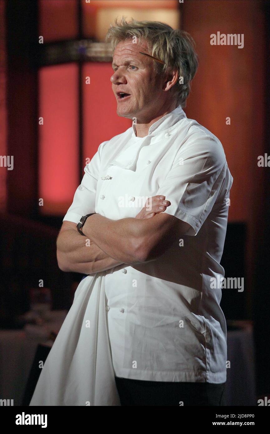 GORDON RAMSAY, CUISINE DE L'ENFER, 2008, Banque D'Images