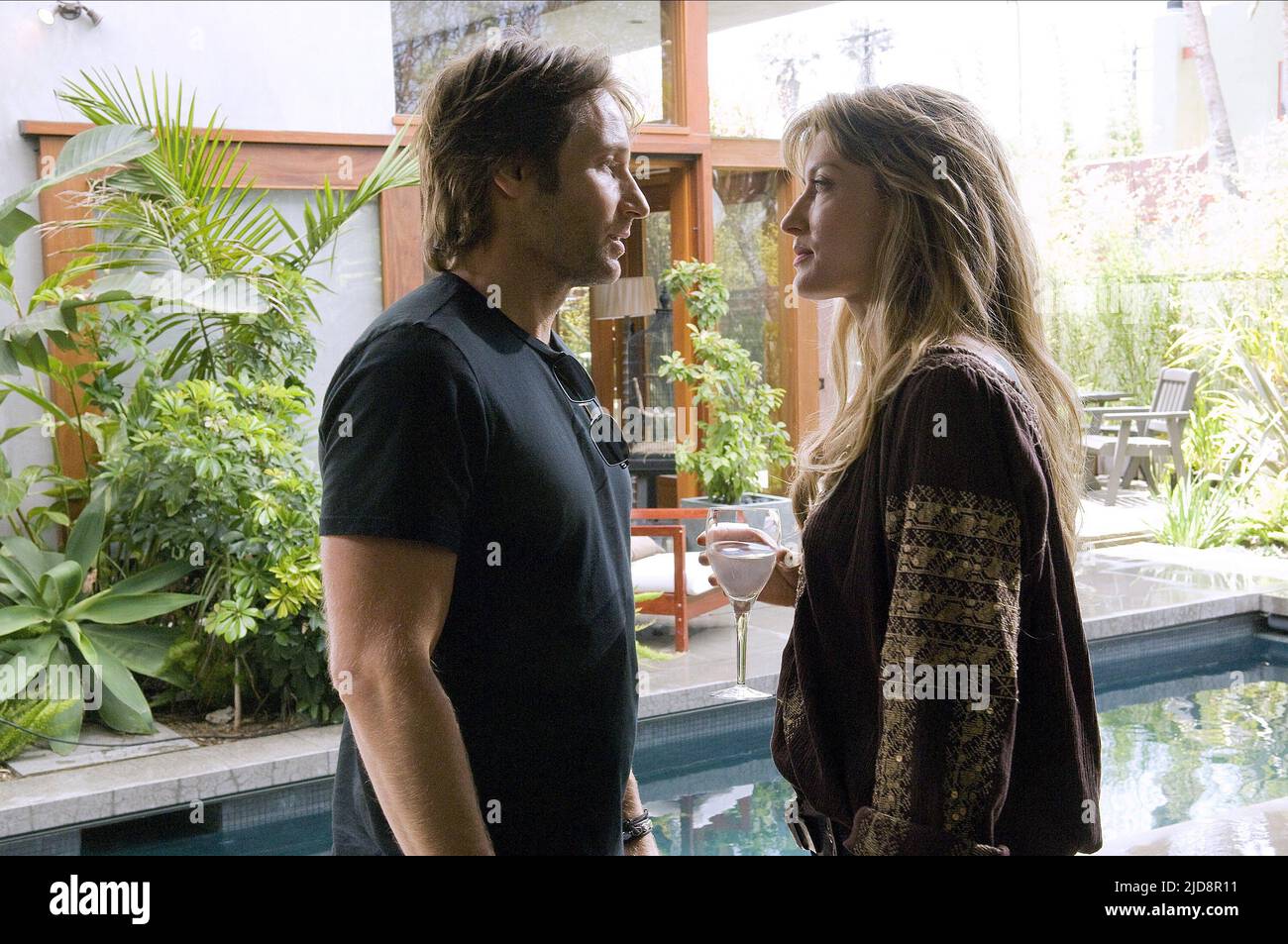 DUCHOVNY, MCELHONE, CALIFORNICATION, 2007, Banque D'Images